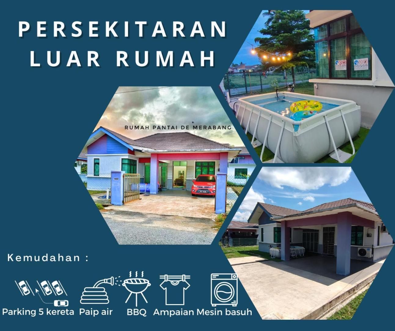 Rumah Pantai De Merabang Bachok Buitenkant foto